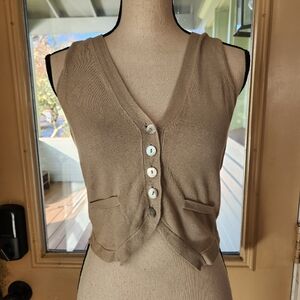 Tan Vest Top Gina Benotti | S